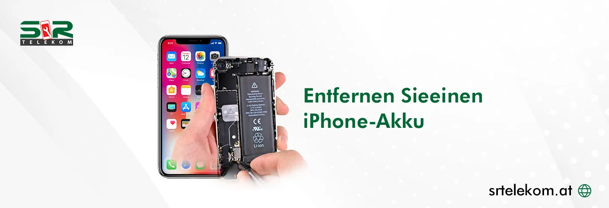 Entfernen des iPhone Akkus